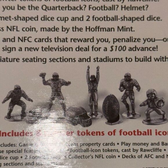 NEW Monopoly NFL Official Limited Collector's Edition Complete Open Box - Picture 4 of 11